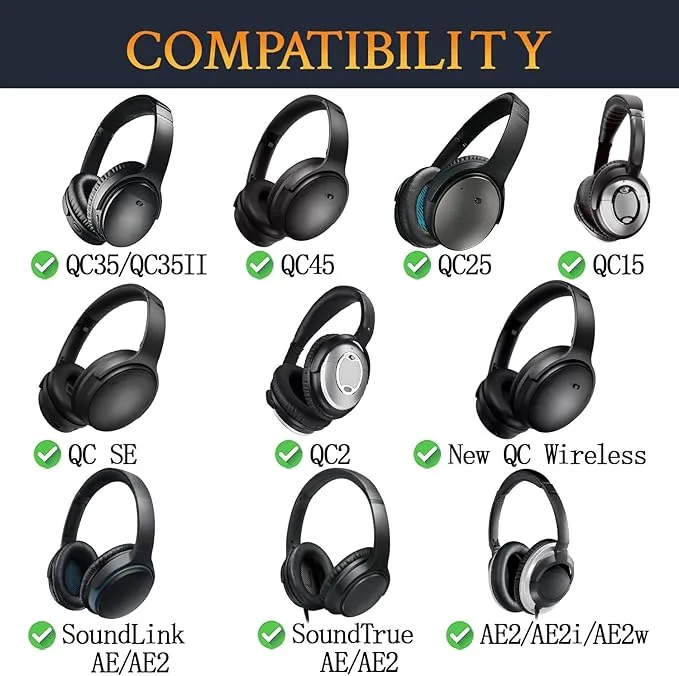 coussinet compatible pour casque Bose