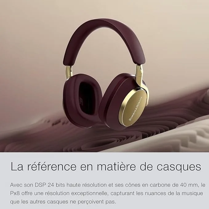 Bowers & Wilkins Px8 Casque Supra-Auriculaire sans Fil