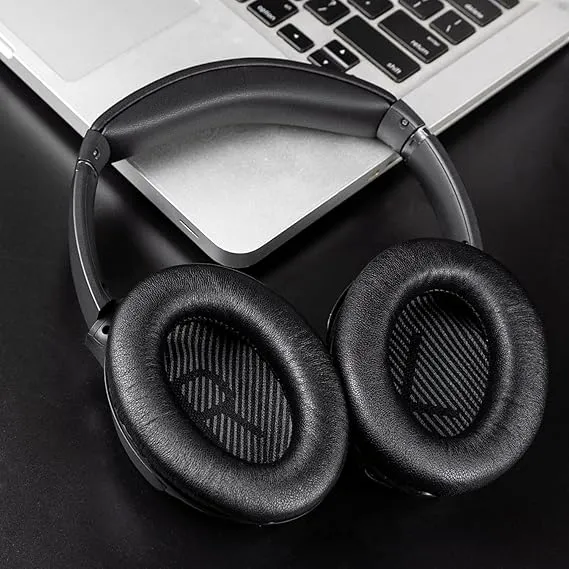 SoloWIT Coussinets d'oreille pour Bose QuietComfort 35 (QC35) et Quiet Comfort 35 II