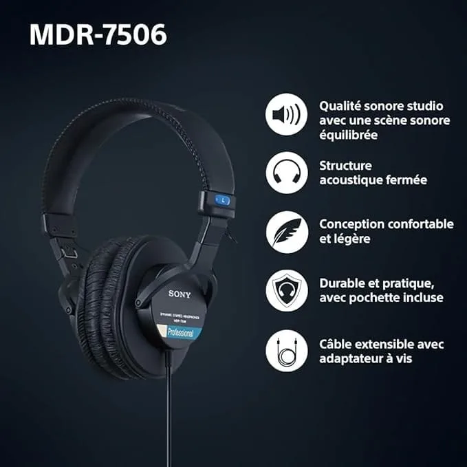 Sony MDR-7506 : La légende Hollywood