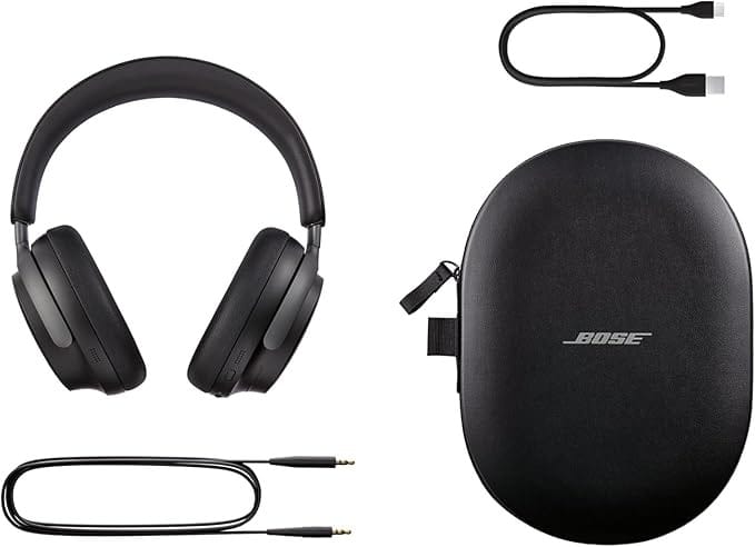 Bose QuietComfort Ultra Headphones, Casque sans fil à réduction de bruit avec audio spatial