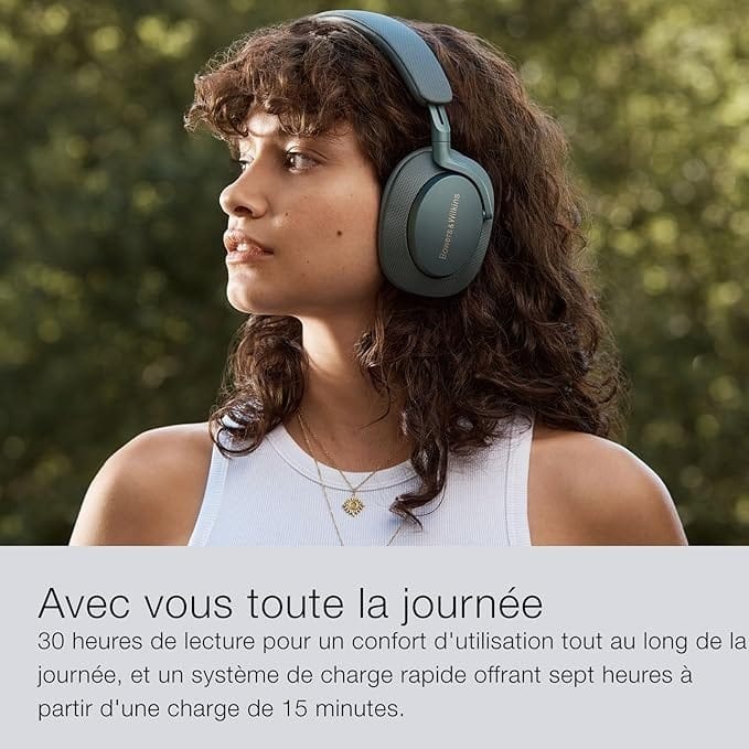 Bowers & Wilkins Px7 S2e Casque Supra-Auriculaire sans Fil, Réduction de Bruit