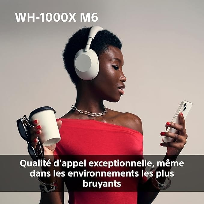 Sony WH-1000XM6 Casque sans-Fil Bluetooth à réduction de Bruit